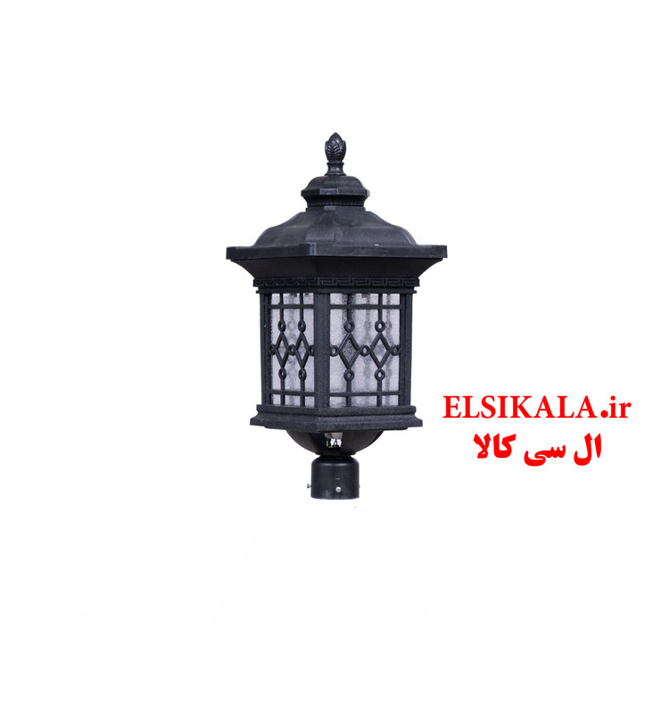 قیمت و خرید عمده چراغ حیاطی سرلوله سهند مشکی مسی سفید کارتن 6 عددی فروش عمده