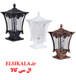 چراغ سردری کاسپین مشکی مسی سفید