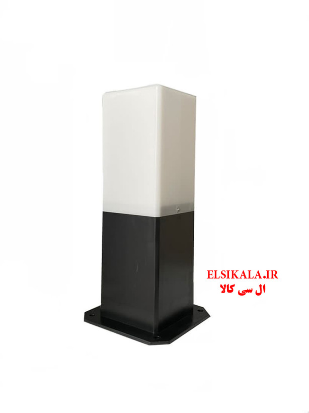 چراغ باغی حیاطی مدل روبیکا سایز 35 سایز 55 سایز 70 سانتی مشکی