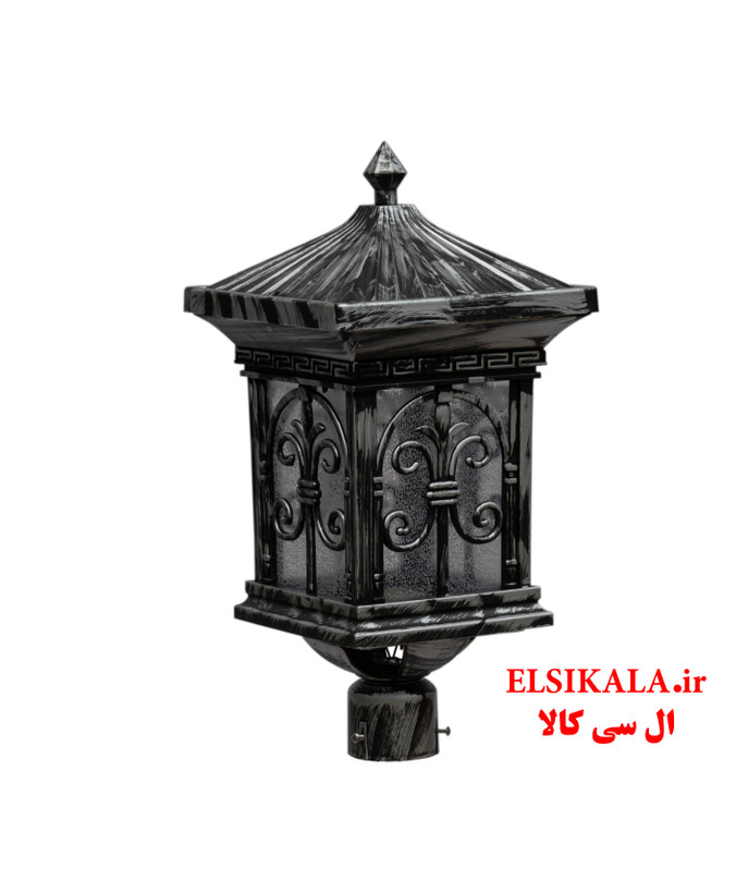 قیمت و خرید عمده چراغ حیاطی سرلوله غزل مشکی مسی سفید نقره ای طلایی کارتن 6 عددی فروش عمده