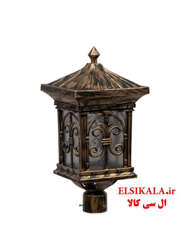 قیمت و خرید عمده چراغ حیاطی سرلوله غزل مشکی مسی سفید نقره ای طلایی کارتن 6 عددی فروش عمده