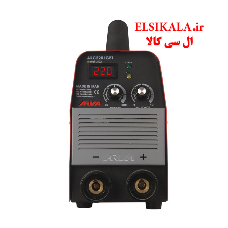 دستگاه اینورتر جوشکاری ۲۲۰ آمپر IGBT مدل ۲۱۰۲ آروا
