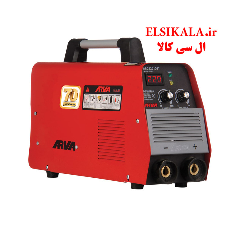 دستگاه اینورتر جوشکاری ۲۲۰ آمپر IGBT مدل ۲۱۰۲ آروا