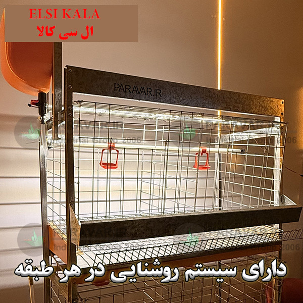 قفس مرغ تخم گذار ماژولار